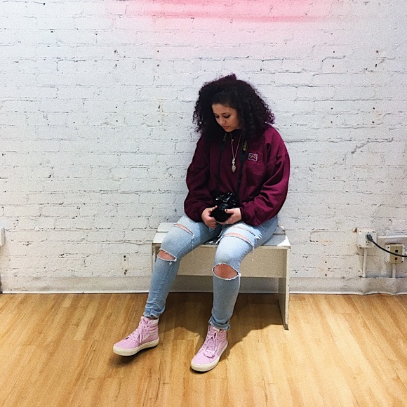 Pink Hightop Vans - Picture 3 of 3